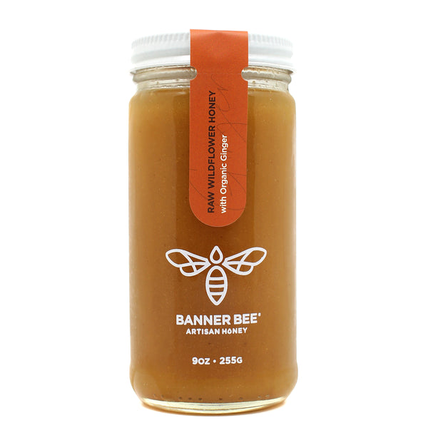 Ginger Enriched Raw Honey